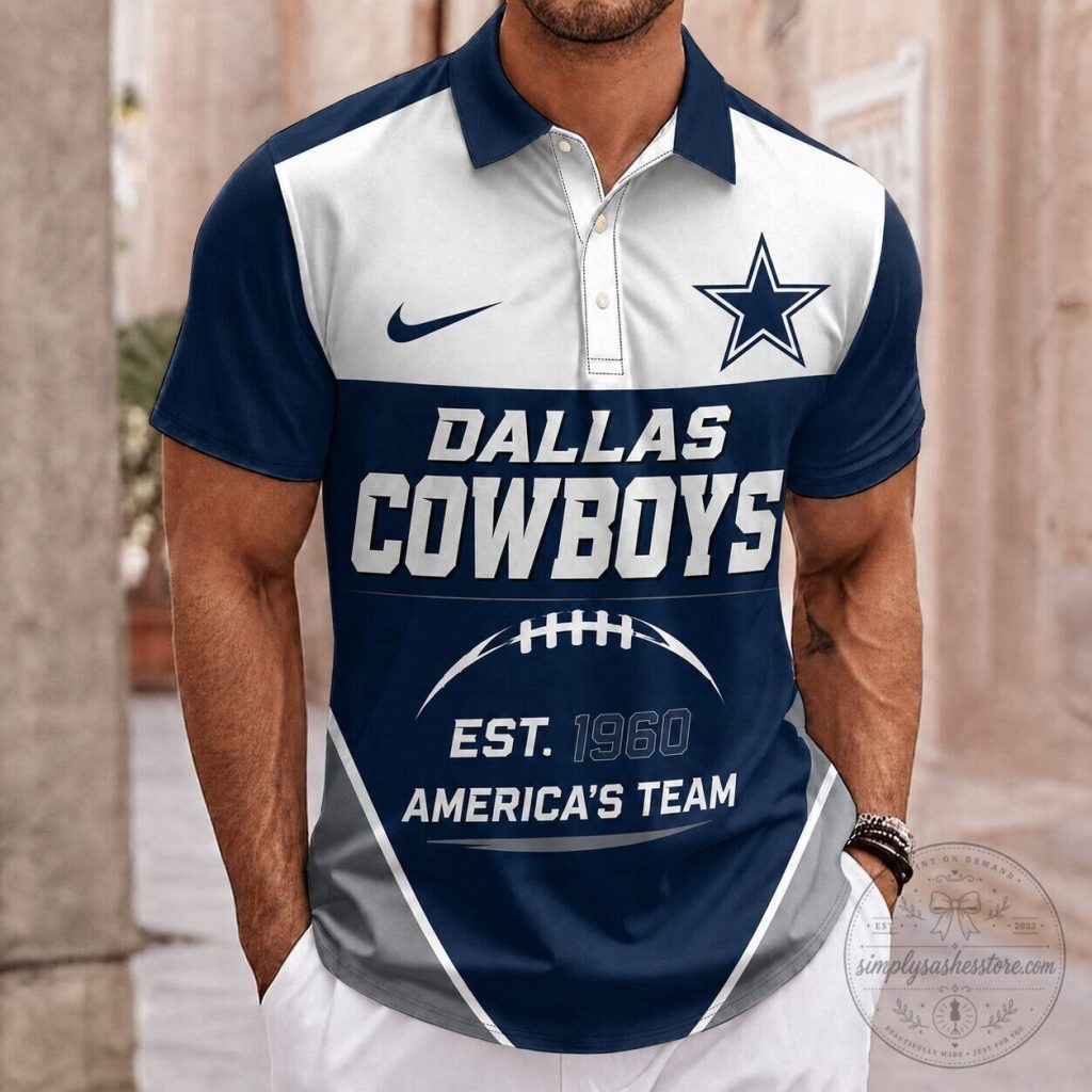 Dallas Cowboys Established Team Pride Football Polo Shirt Dallas Cowboys Established Team Pride Football Polo Shirt
