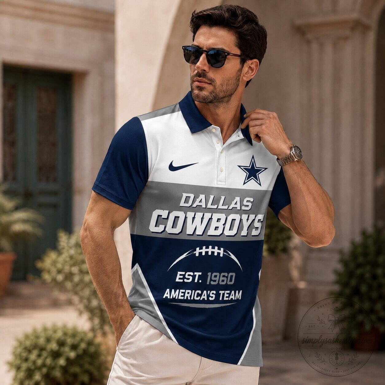 Dallas Cowboys Established Team Pride Football Polo Shirt 7 Dallas Cowboys Established Team Pride Football Polo Shirt