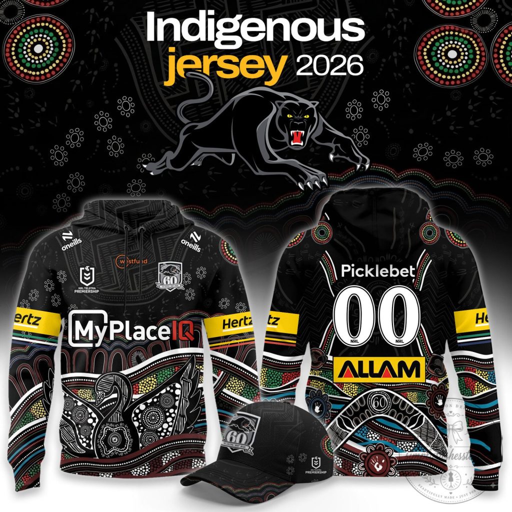 Penrith Panthers 2026 Indigenous Limited Edition Custom Rugby League Hoodie Penrith Panthers 2026 Indigenous Limited Edition Custom Rugby League Hoodie