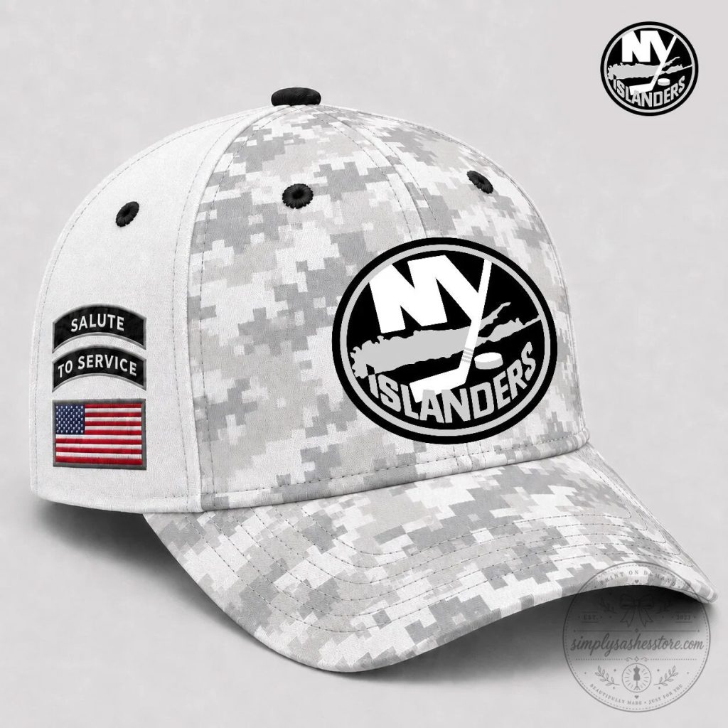 New York Islanders Salute To Service Camouflage Baseball Cap Hat New York Islanders Salute To Service Camouflage Baseball Cap Hat