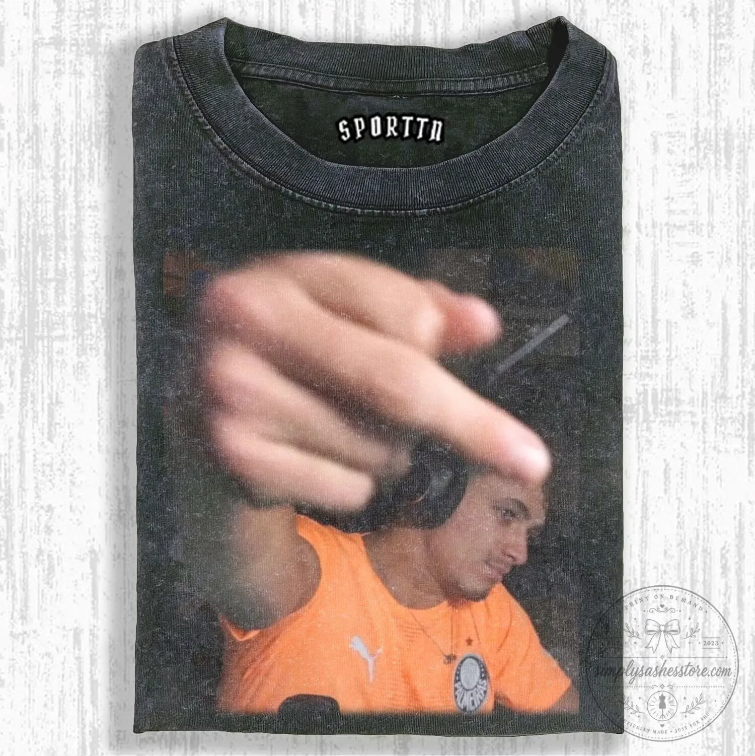 Graphic T-Shirt of Lando Norris, Formula One Racing Driver