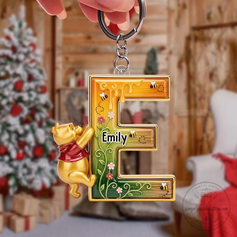 Winnie the Pooh Personalized Letter Christmas Tree Ornament Decoration 11 Winnie the Pooh Personalized Letter Christmas Tree Ornament Decoration