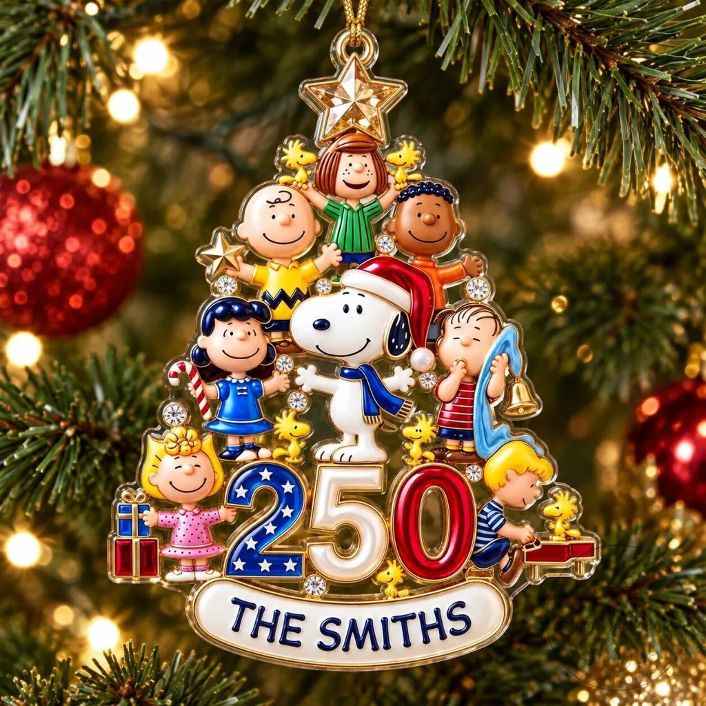 Peanuts Snoopy Charlie Brown Christmas Tree Family Ornament Peanuts Snoopy Charlie Brown Christmas Tree Family Ornament