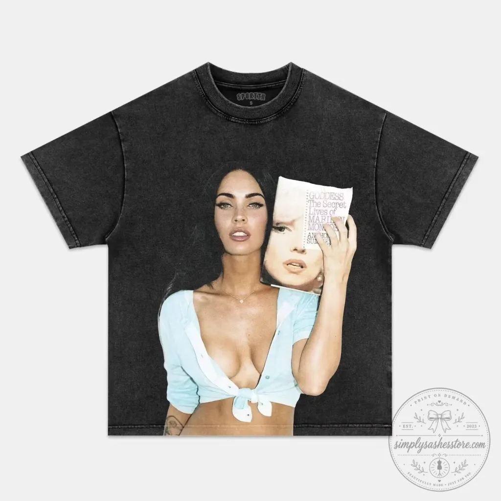 Megan Fox Goddess The Secret Lives Of Marilyn Monroe T-Shirt Megan Fox Goddess The Secret Lives Of Marilyn Monroe T-Shirt
