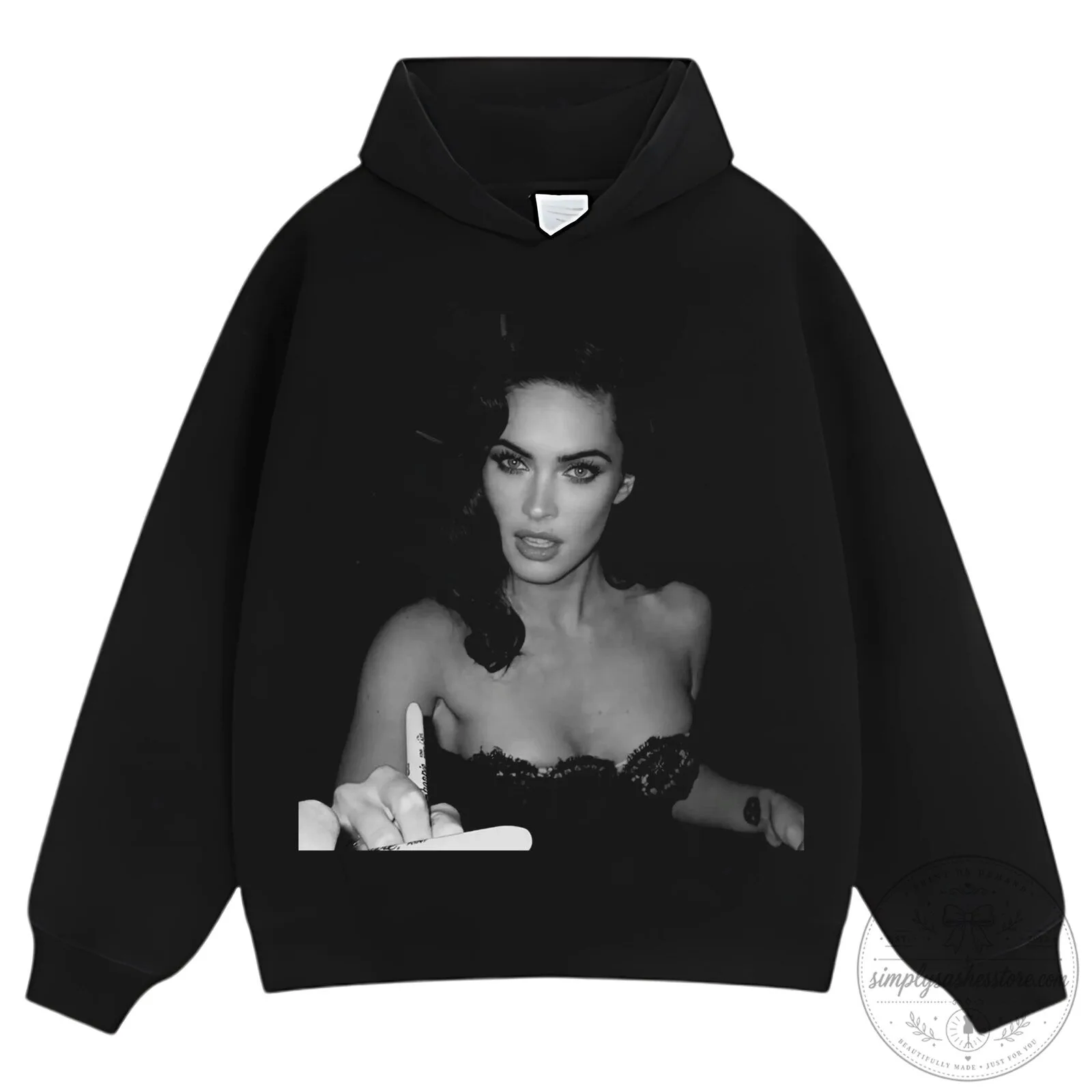 Megan Fox Iconic Black and White Photo T-Shirt 16 Megan Fox Iconic Black and White Photo T-Shirt