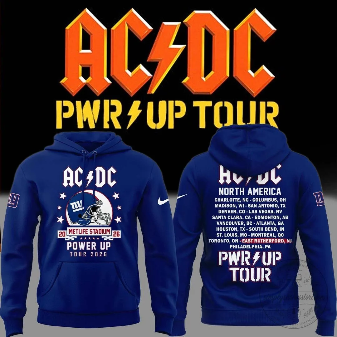 New York Giants Football Hoodie from AC/DC Power Up Tour 2026 5 New York Giants Football Hoodie from AC/DC Power Up Tour 2026