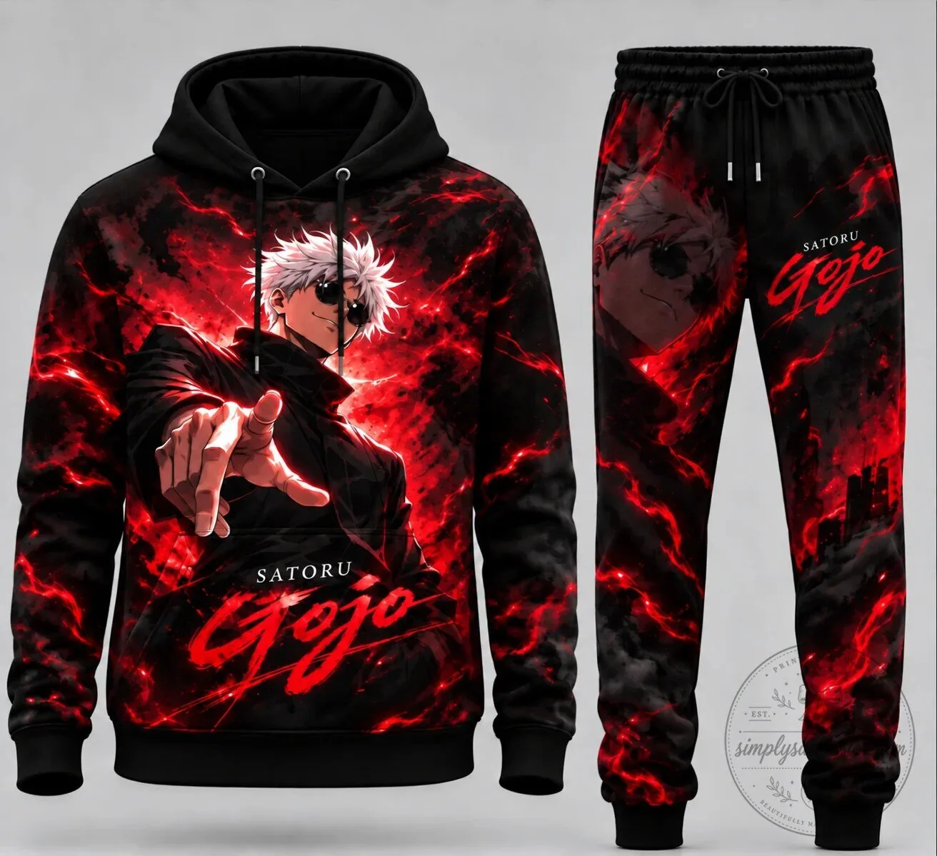 Satoru Gojo Jujutsu Kaisen Anime Manga Hoodie 12 Satoru Gojo Jujutsu Kaisen Anime Manga Hoodie
