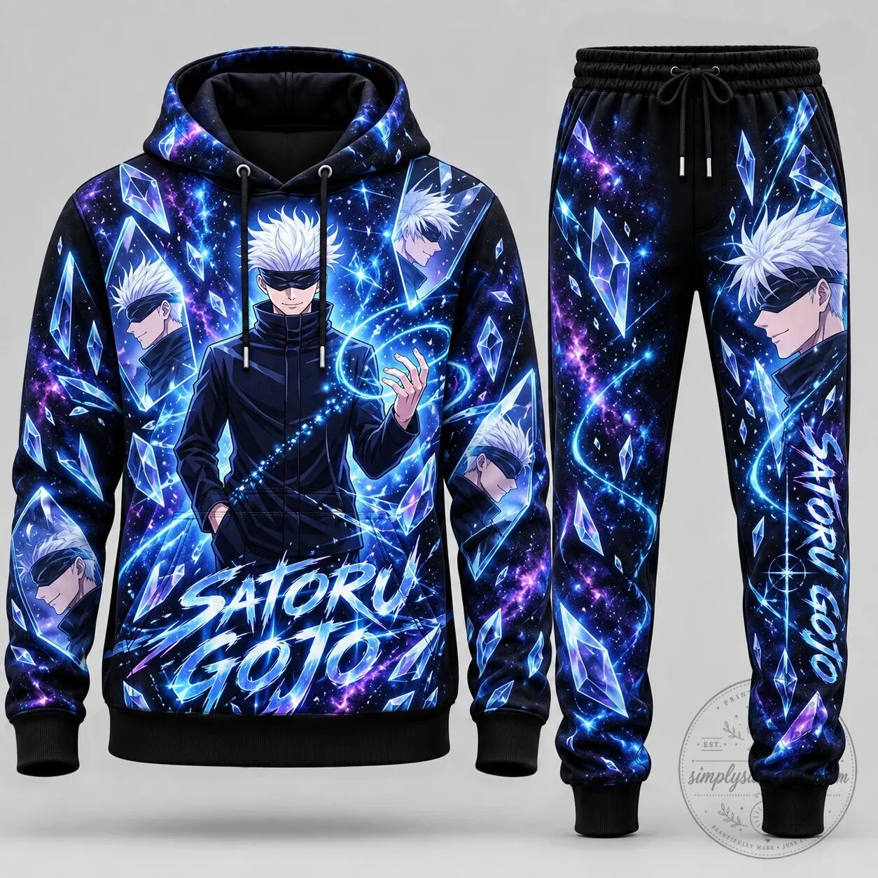Satoru Gojo Jujutsu Kaisen Anime Manga Hoodie 13 Satoru Gojo Jujutsu Kaisen Anime Manga Hoodie