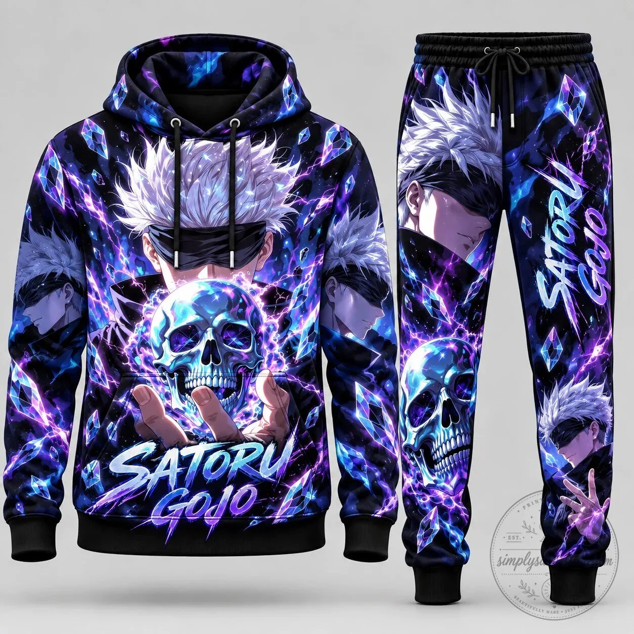 Satoru Gojo Jujutsu Kaisen Anime Manga Hoodie 14 Satoru Gojo Jujutsu Kaisen Anime Manga Hoodie