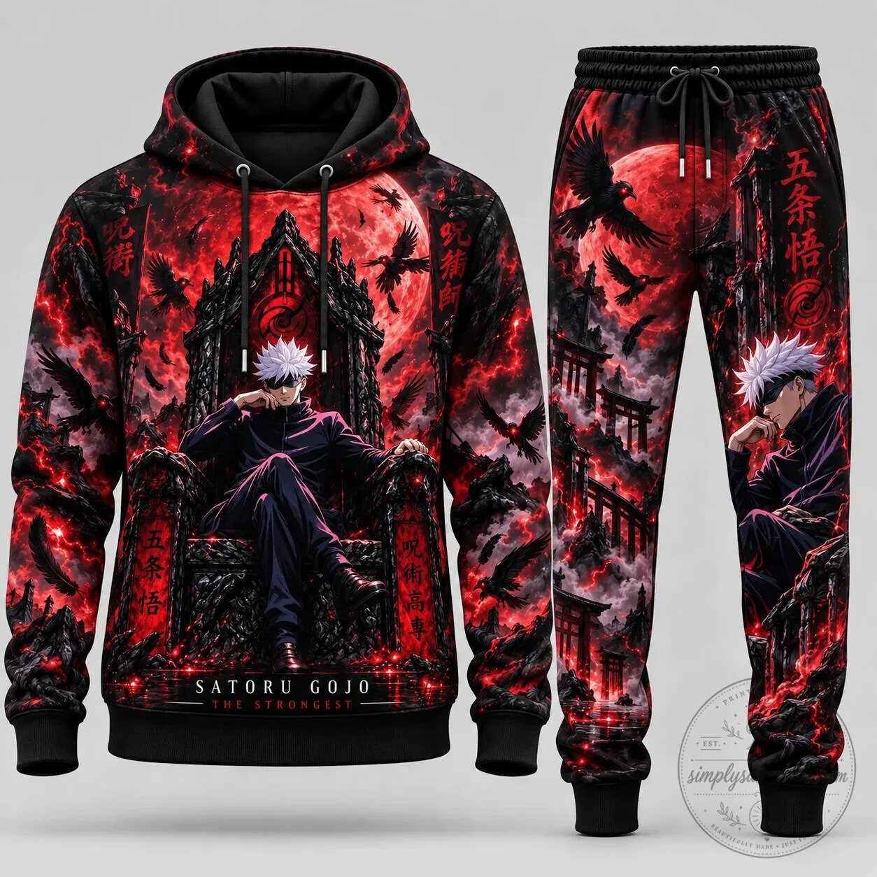 Satoru Gojo Jujutsu Kaisen Anime Manga Hoodie 17 Satoru Gojo Jujutsu Kaisen Anime Manga Hoodie