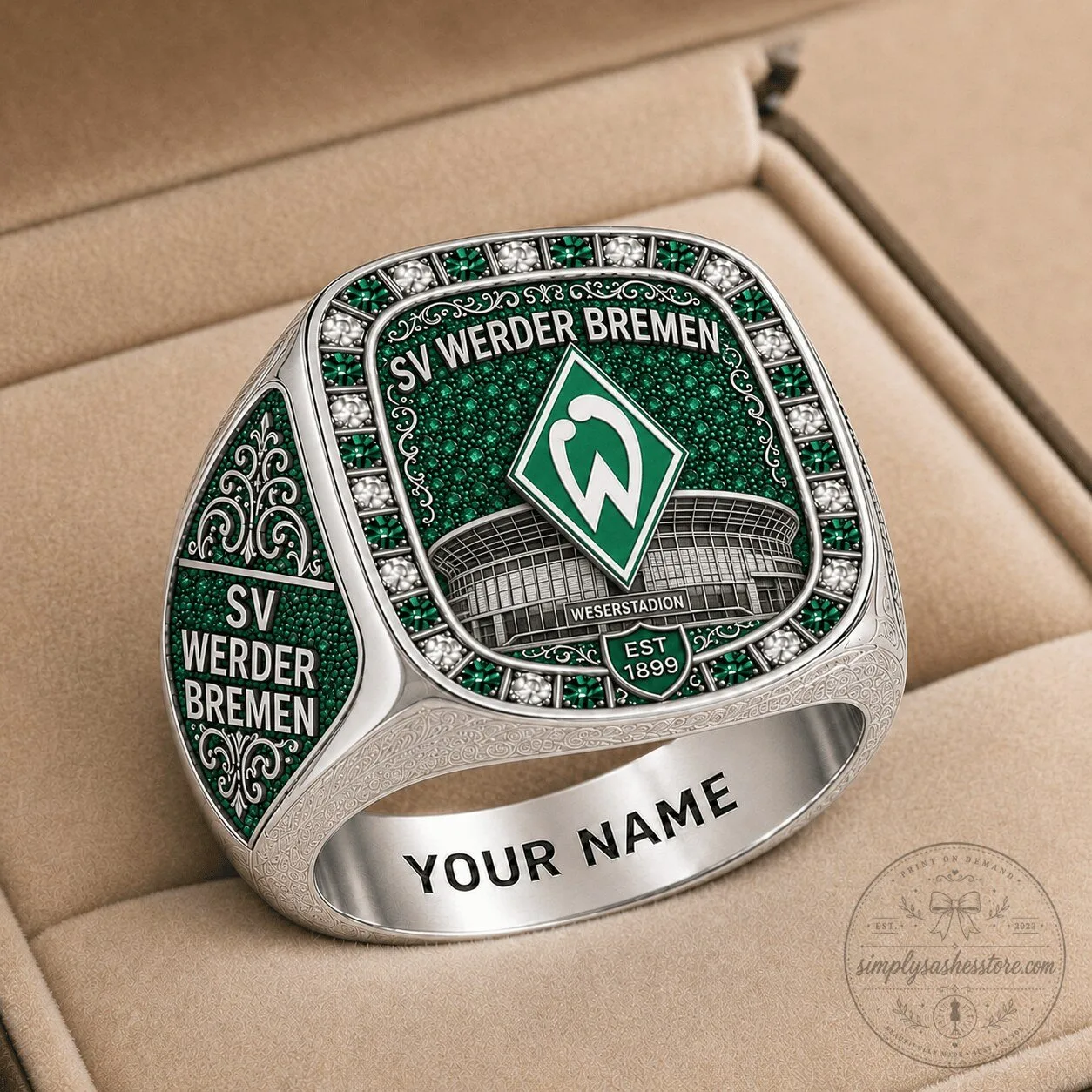 SV Werder Bremen Bundesliga Football Club Commemorative Ring