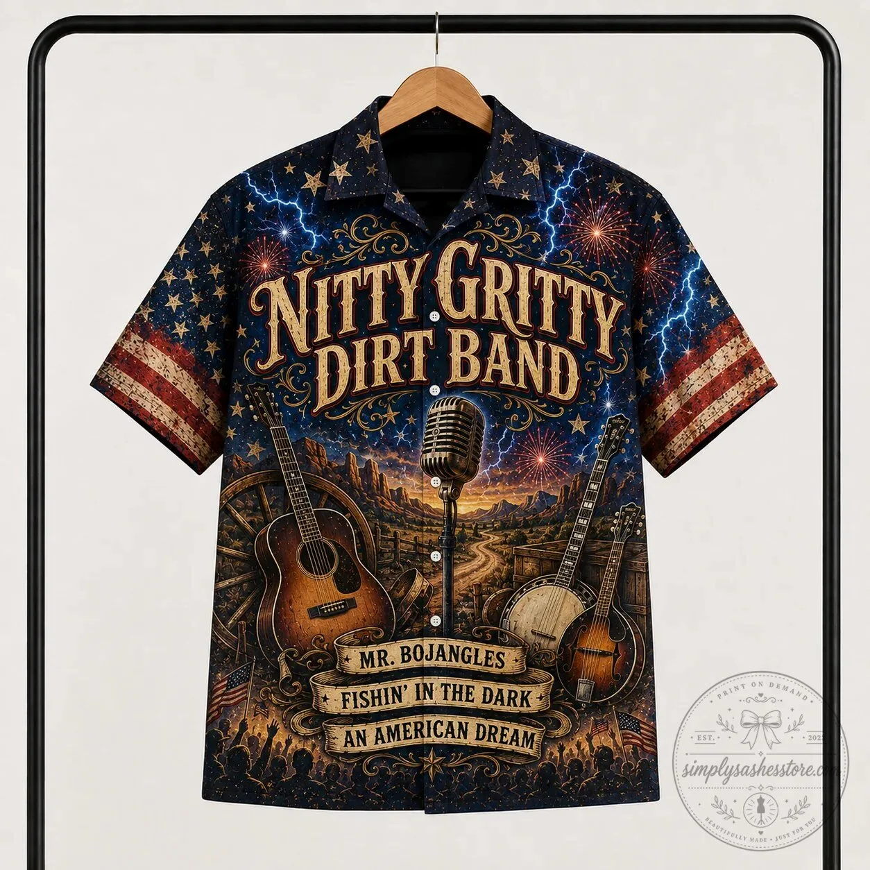Nitty Gritty Dirt Band Country Music Hawaiian Shirt for Fans