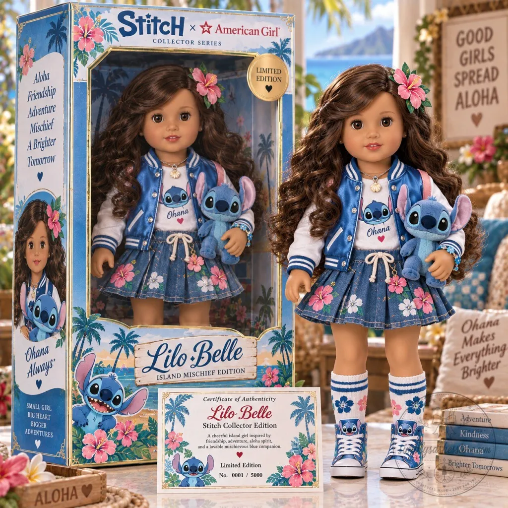 Disney Lilo And Stitch American Girl Collector Series Lilo Belle Doll Disney Lilo And Stitch American Girl Collector Series Lilo Belle Doll