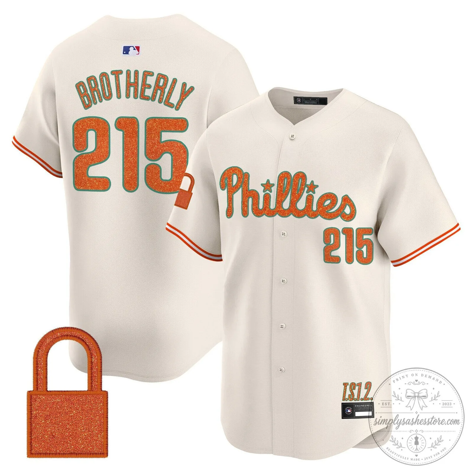 Taylor Swift Philadelphia Phillies Baseball Jersey - Cream White 51 Taylor Swift Philadelphia Phillies Baseball Jersey - Cream White