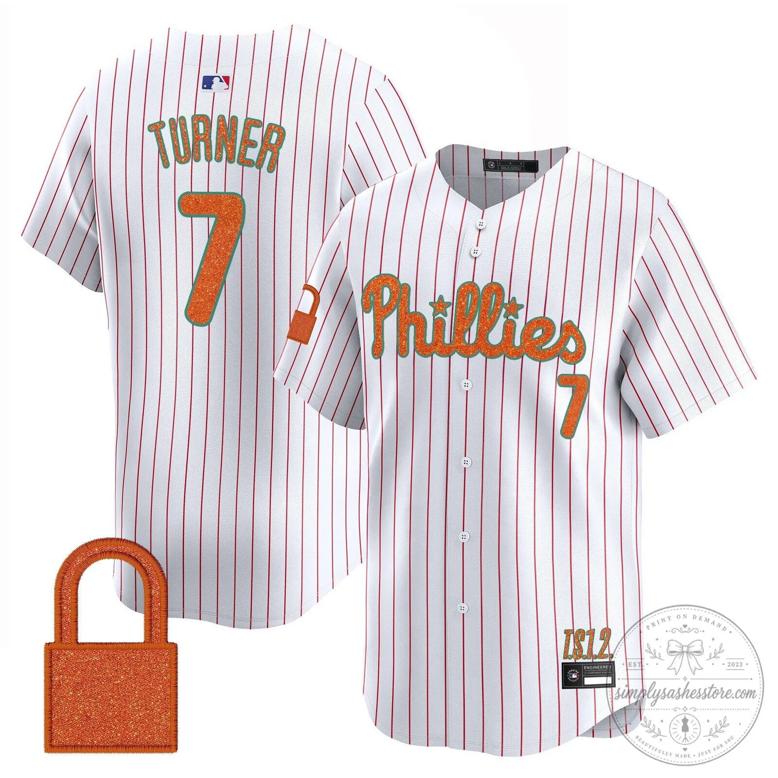 Taylor Swift Philadelphia Phillies Baseball Jersey - Cream White 67 Taylor Swift Philadelphia Phillies Baseball Jersey - Cream White