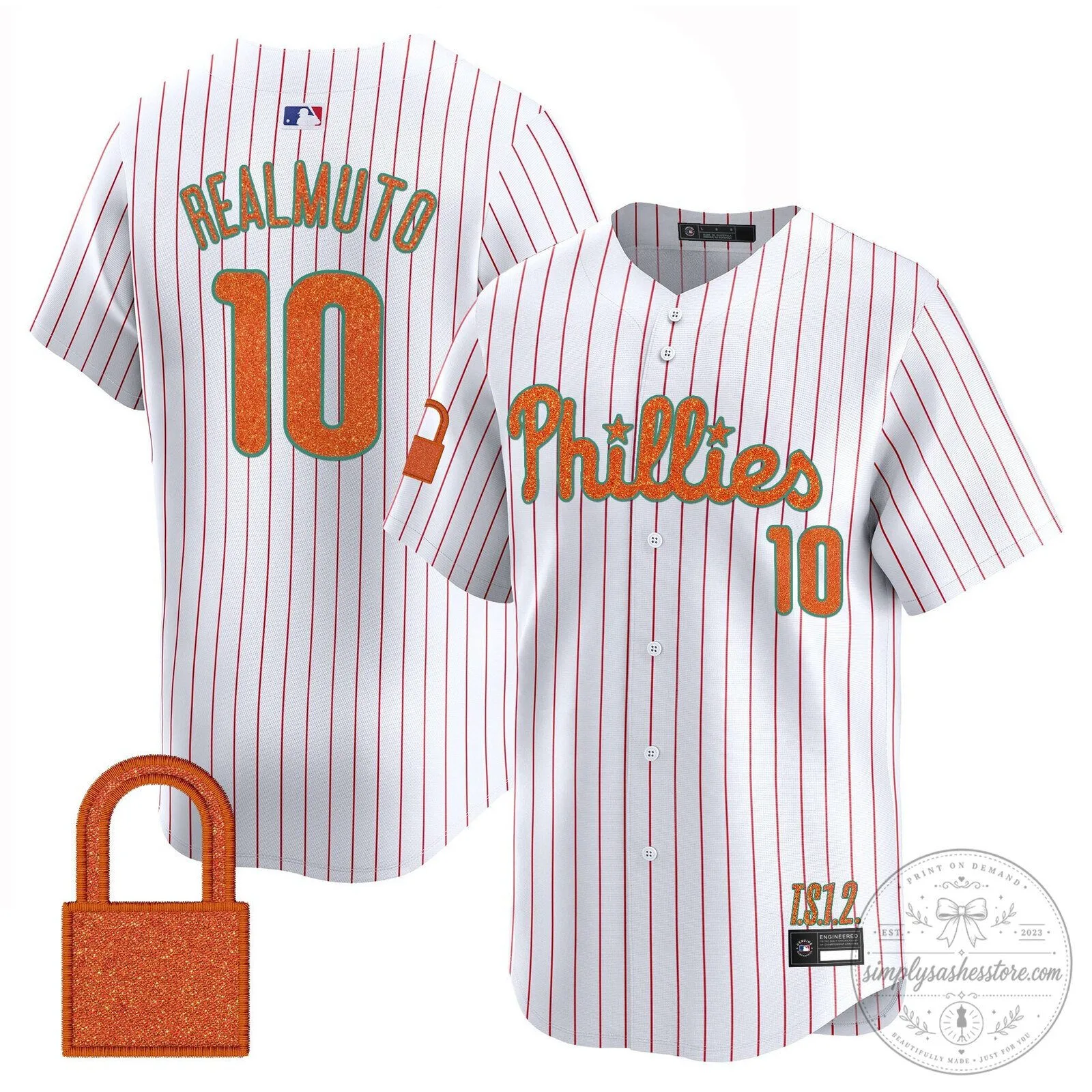 Taylor Swift Philadelphia Phillies Baseball Jersey - Cream White 69 Taylor Swift Philadelphia Phillies Baseball Jersey - Cream White