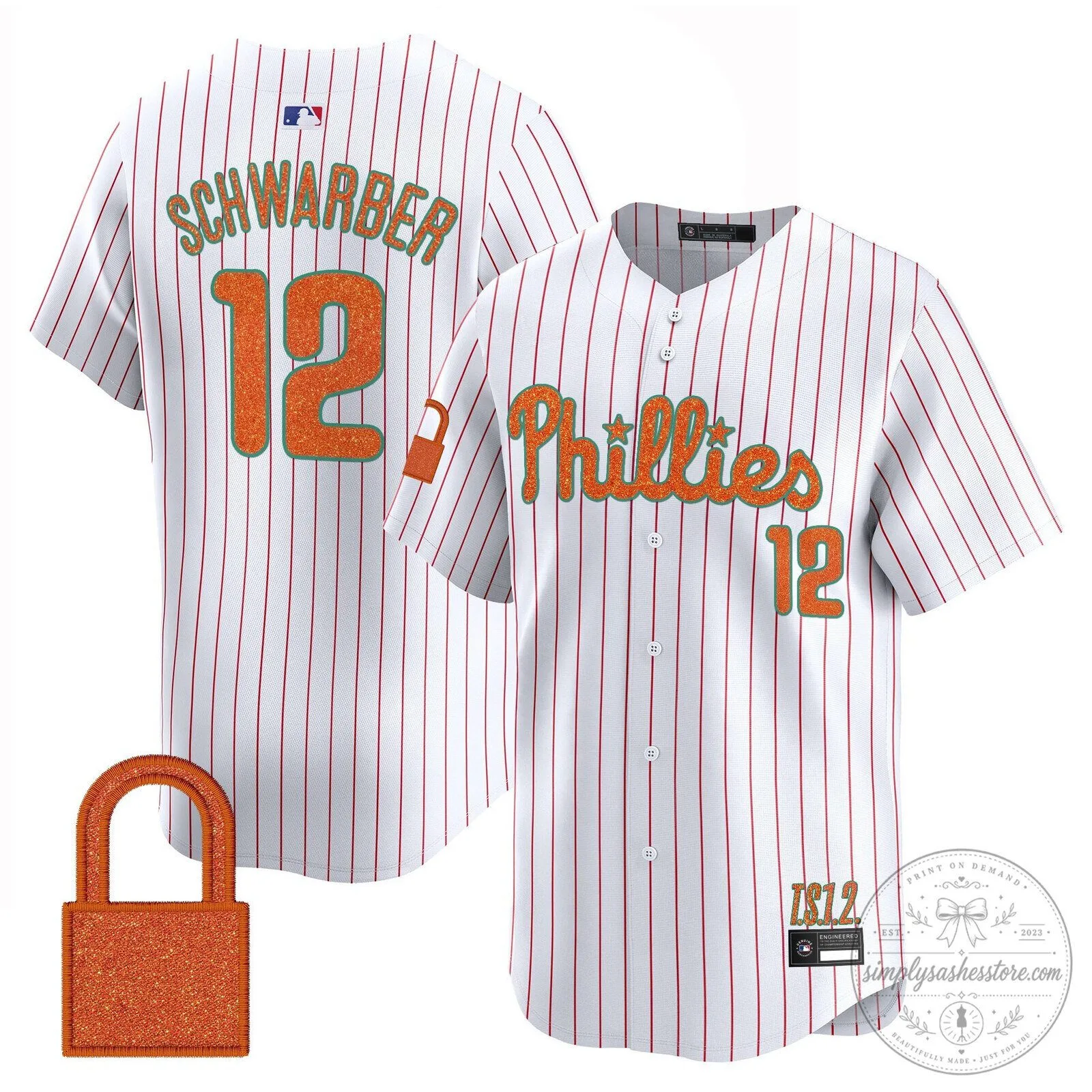 Taylor Swift Philadelphia Phillies Baseball Jersey - Cream White 71 Taylor Swift Philadelphia Phillies Baseball Jersey - Cream White