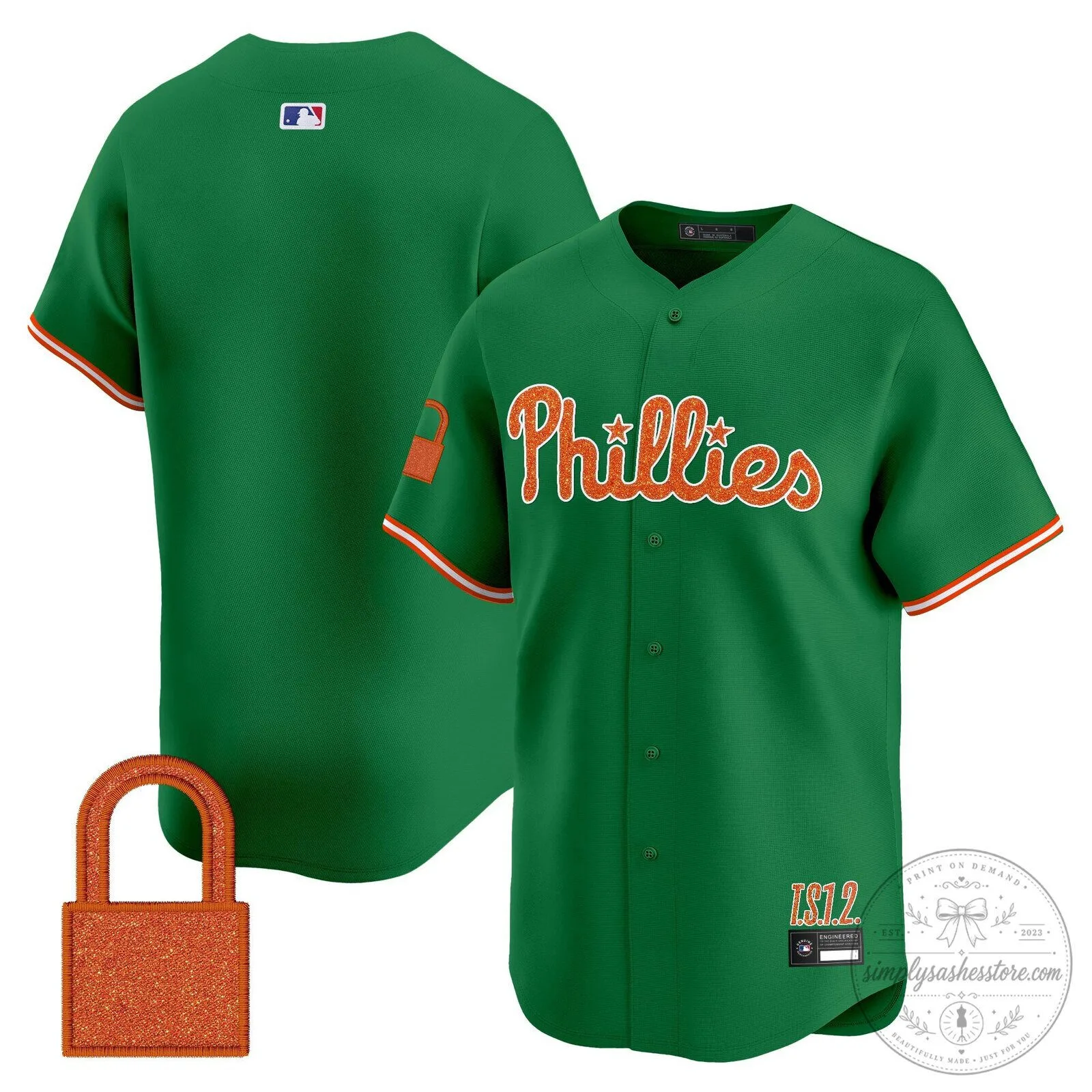 Taylor Swift Philadelphia Phillies Baseball Jersey - Cream White 85 Taylor Swift Philadelphia Phillies Baseball Jersey - Cream White