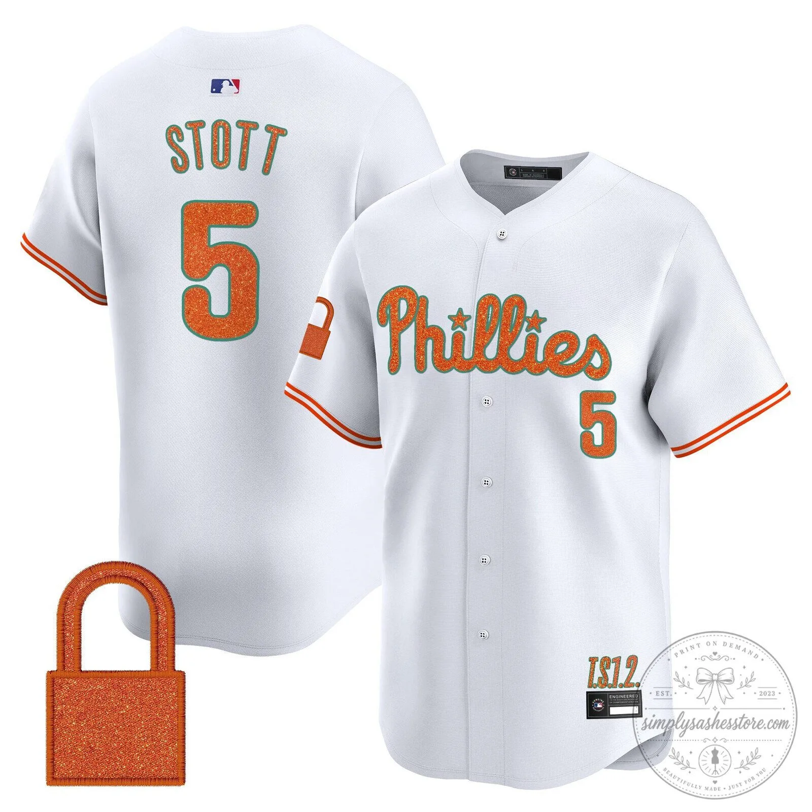 Taylor Swift Philadelphia Phillies Baseball Jersey - Cream White 92 Taylor Swift Philadelphia Phillies Baseball Jersey - Cream White
