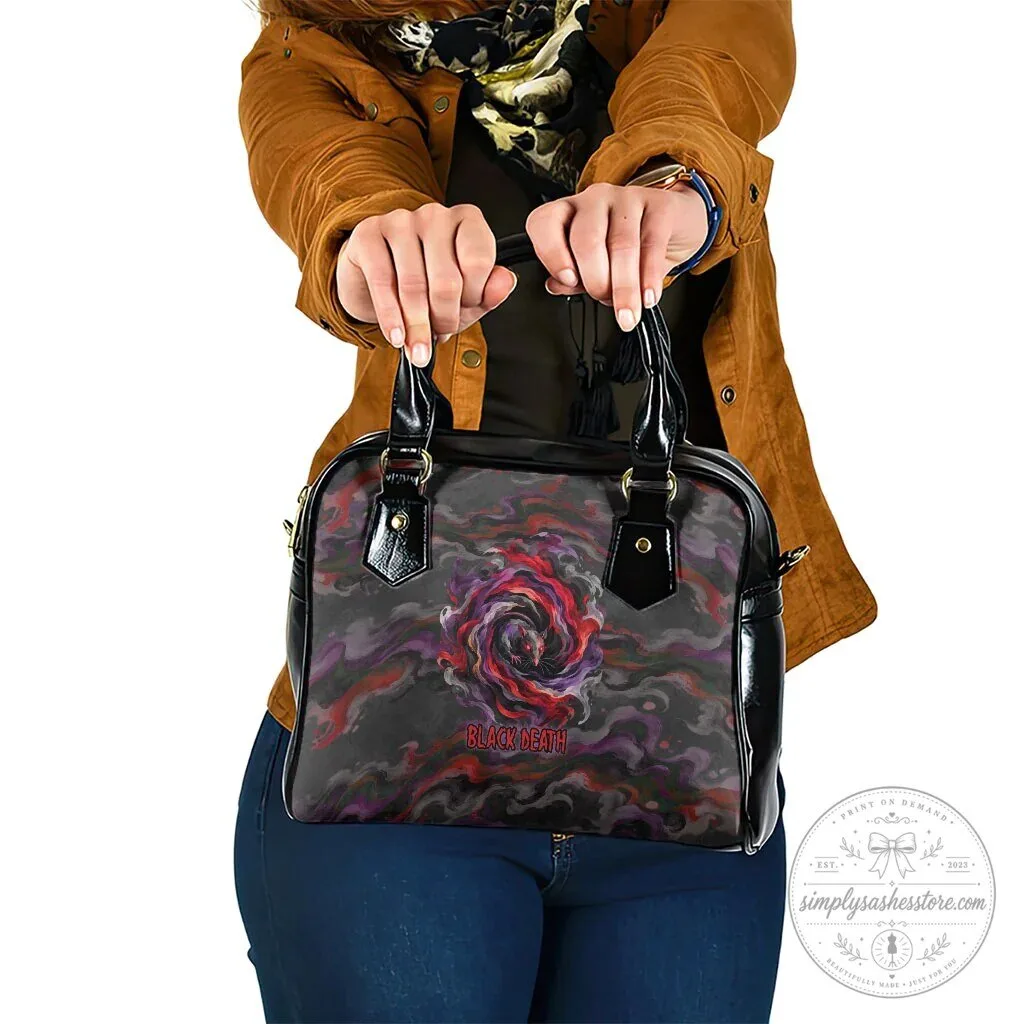Black Death Plague Doctor Gothic Fantasy Shoulder Handbag 9 Black Death Plague Doctor Gothic Fantasy Shoulder Handbag
