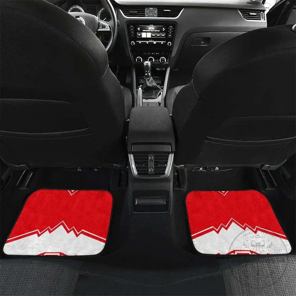 Bahrain National Day Flag Emblem Vintage Collage Car Mat Set 11 Bahrain National Day Flag Emblem Vintage Collage Car Mat Set