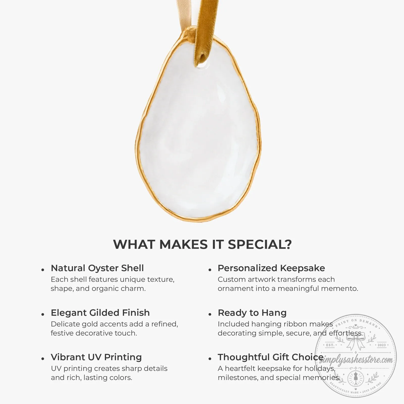 Personalized Grandma Heart Oyster Shell Christmas Ornament with Grandchildren Names 13 Personalized Grandma Heart Oyster Shell Christmas Ornament with Grandchildren Names