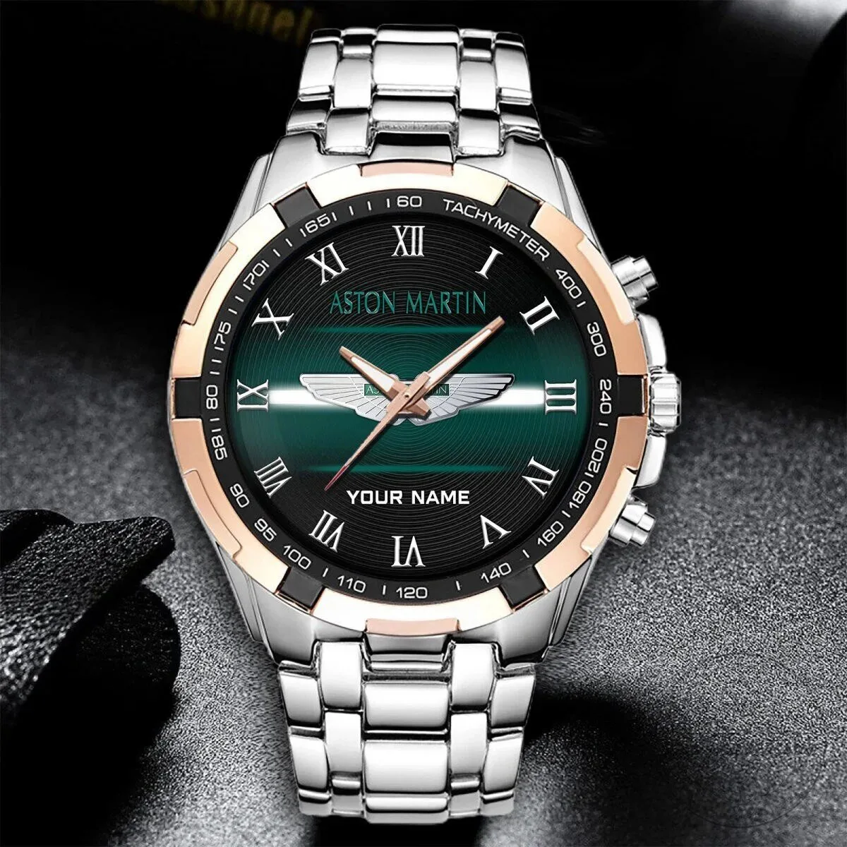 Aston Martin Elegant Fashion Design Custom Name Stainless Steel Watch 12 Aston Martin Elegant Fashion Design Custom Name Stainless Steel Watch