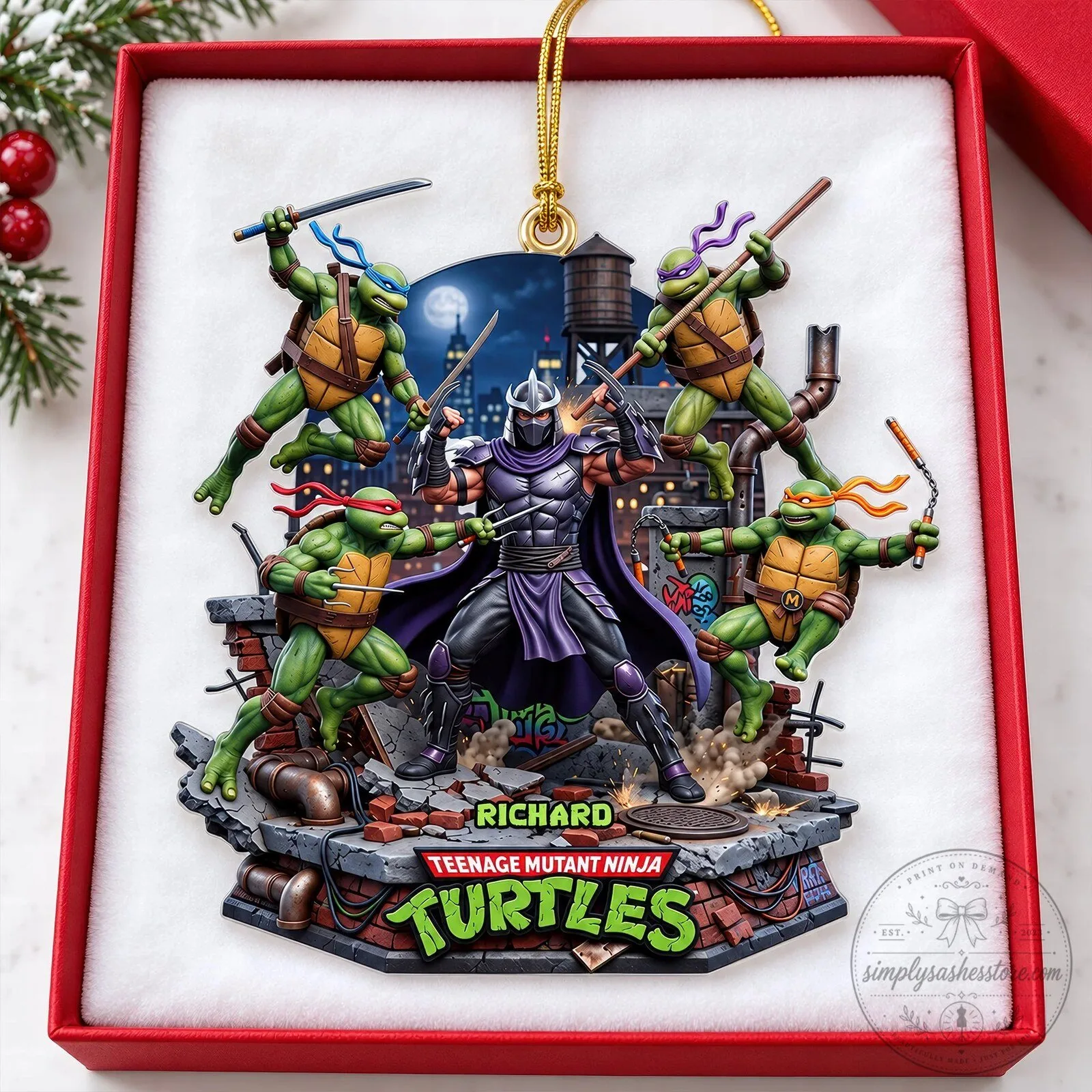 Teenage Mutant Ninja Turtles Christmas Tree Ornament 10 Teenage Mutant Ninja Turtles Christmas Tree Ornament