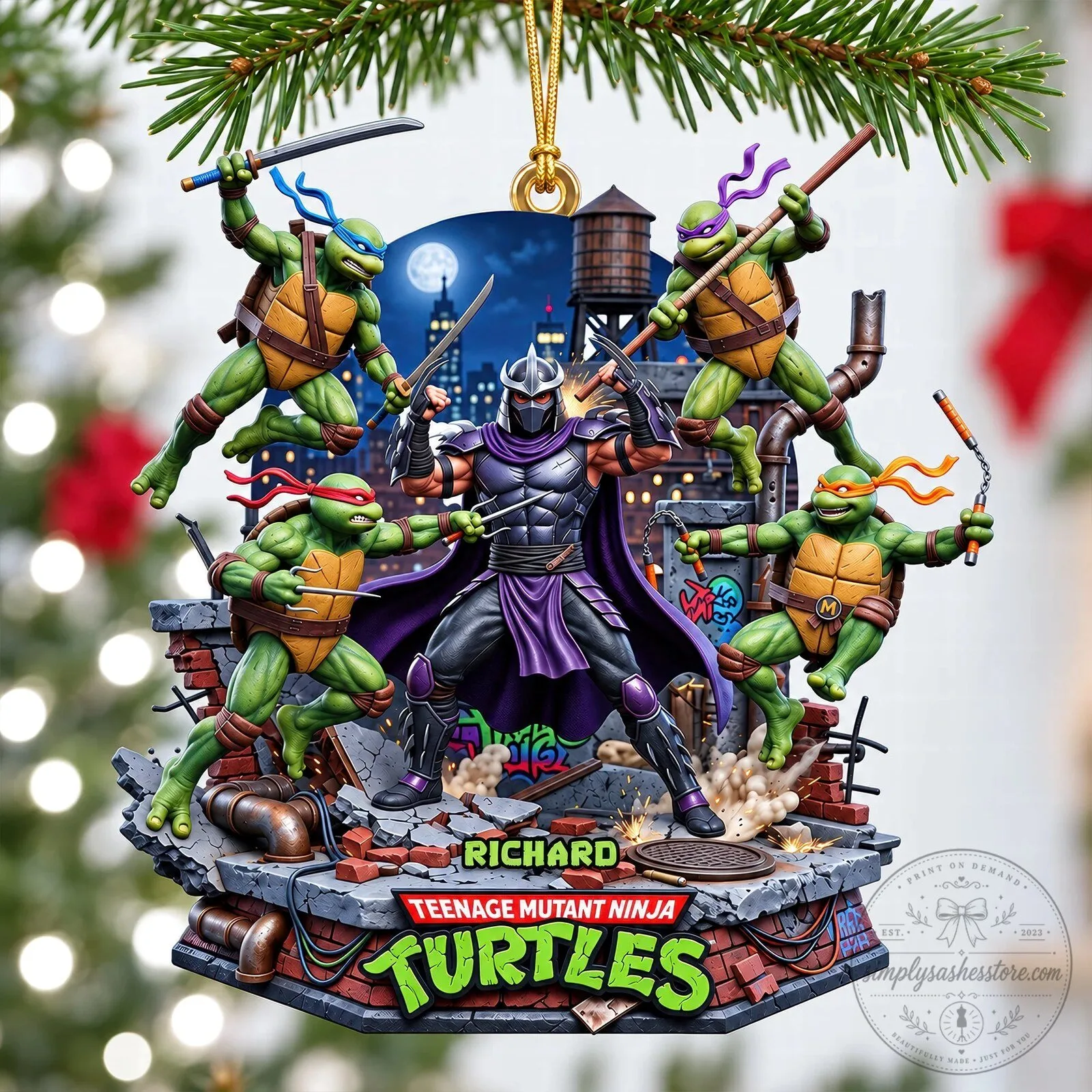 Teenage Mutant Ninja Turtles Christmas Tree Ornament 11 Teenage Mutant Ninja Turtles Christmas Tree Ornament