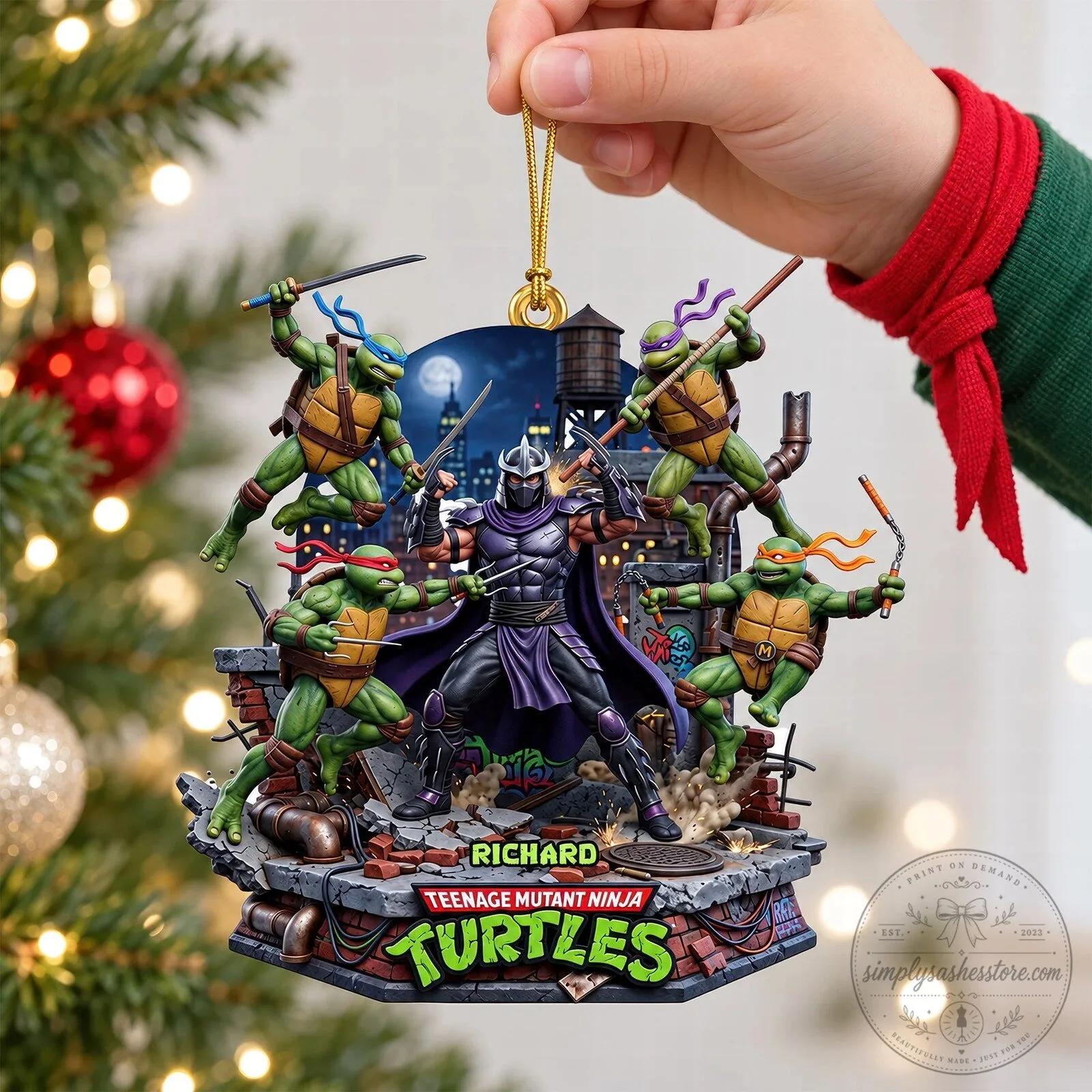 Teenage Mutant Ninja Turtles Christmas Tree Ornament 12 Teenage Mutant Ninja Turtles Christmas Tree Ornament