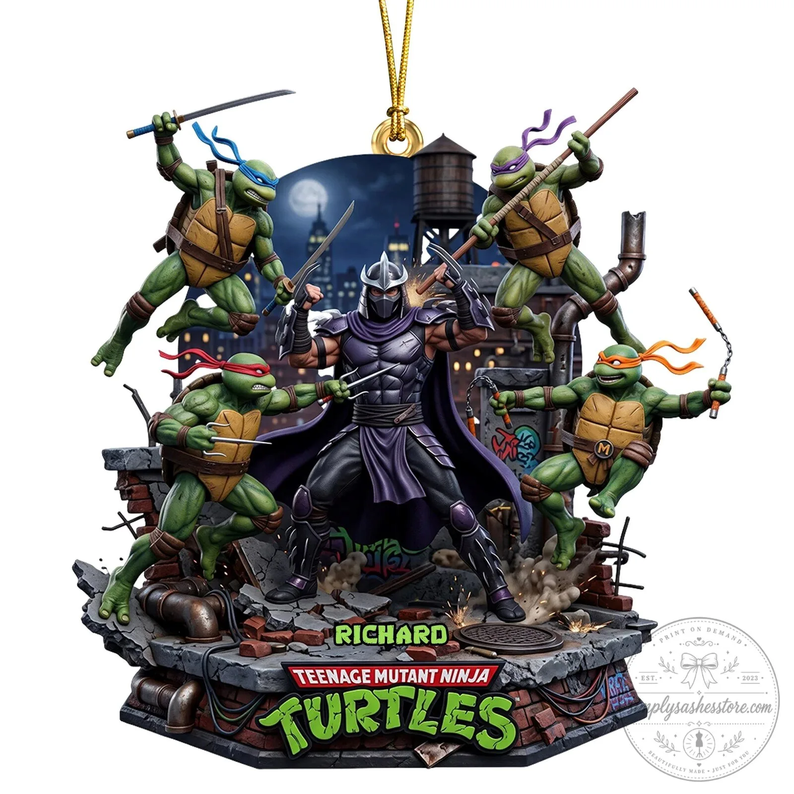 Teenage Mutant Ninja Turtles Christmas Tree Ornament 13 Teenage Mutant Ninja Turtles Christmas Tree Ornament