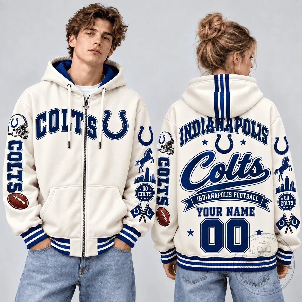 Personalized Champions Style Hoodie for Indianapolis Colts NFL Football Team 5 Personalized Champions Style Hoodie for Indianapolis Colts NFL Football Team