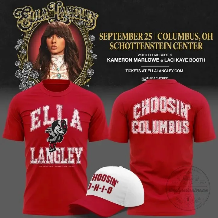 Ella Langley Columbus Ohio Concert T-Shirt