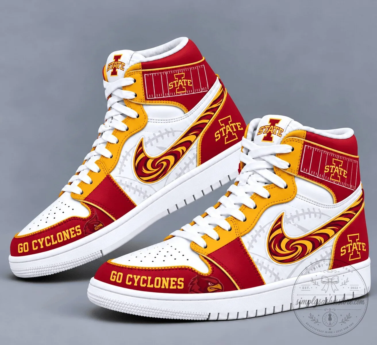 Iowa State Cyclones Team Spirit High Top Sneakers