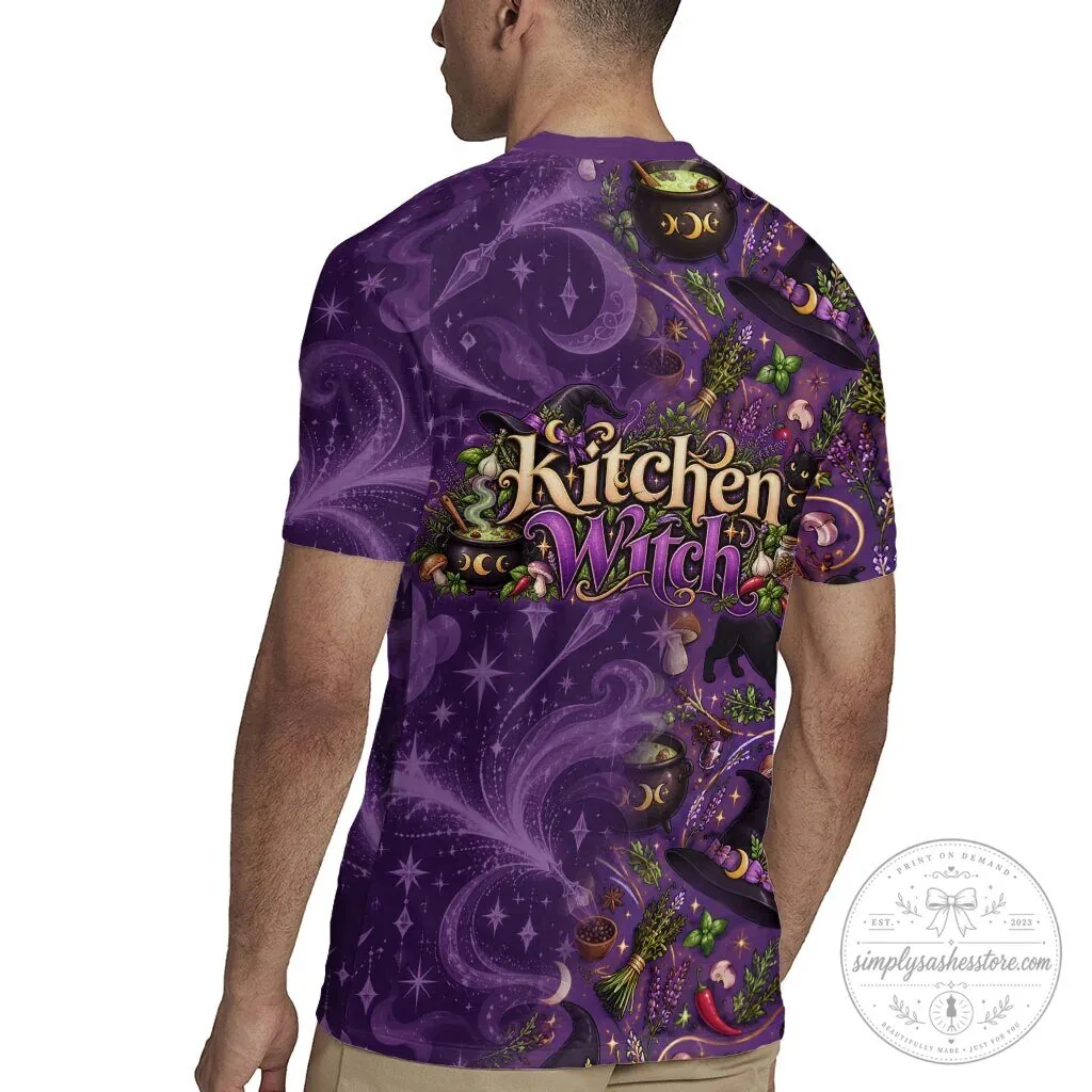 Kitchen Witch Mystical Magic Herbs Cauldron Black Cat Rugby Jersey 11 Kitchen Witch Mystical Magic Herbs Cauldron Black Cat Rugby Jersey