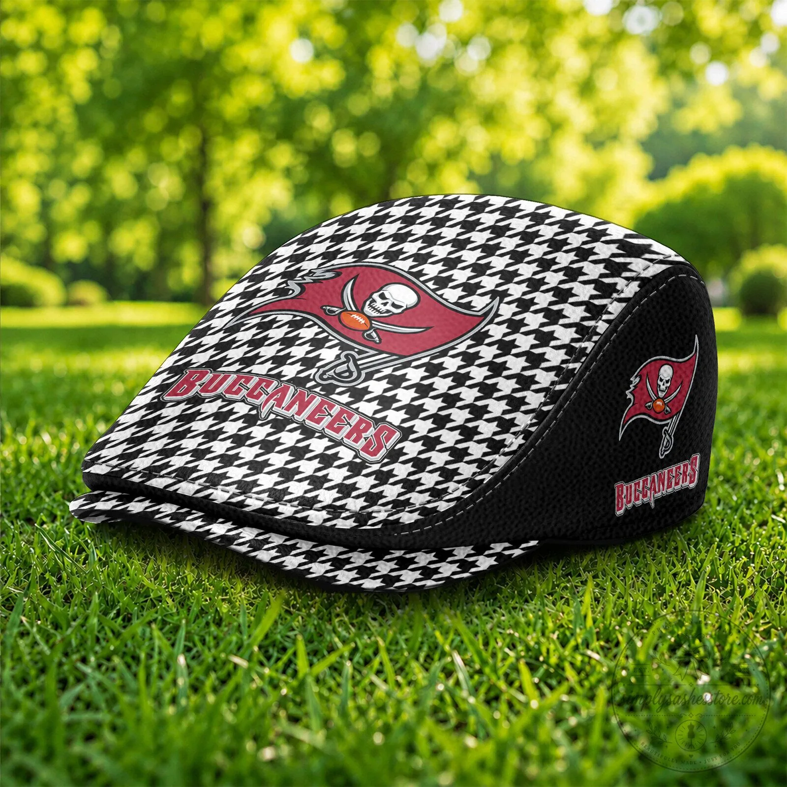 Tampa Bay Buccaneers Houndstooth Pattern Golf Cap Hat