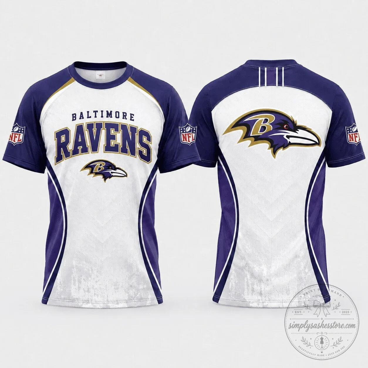 Baltimore Ravens NFL Fan Shirt Football Team T-Shirt