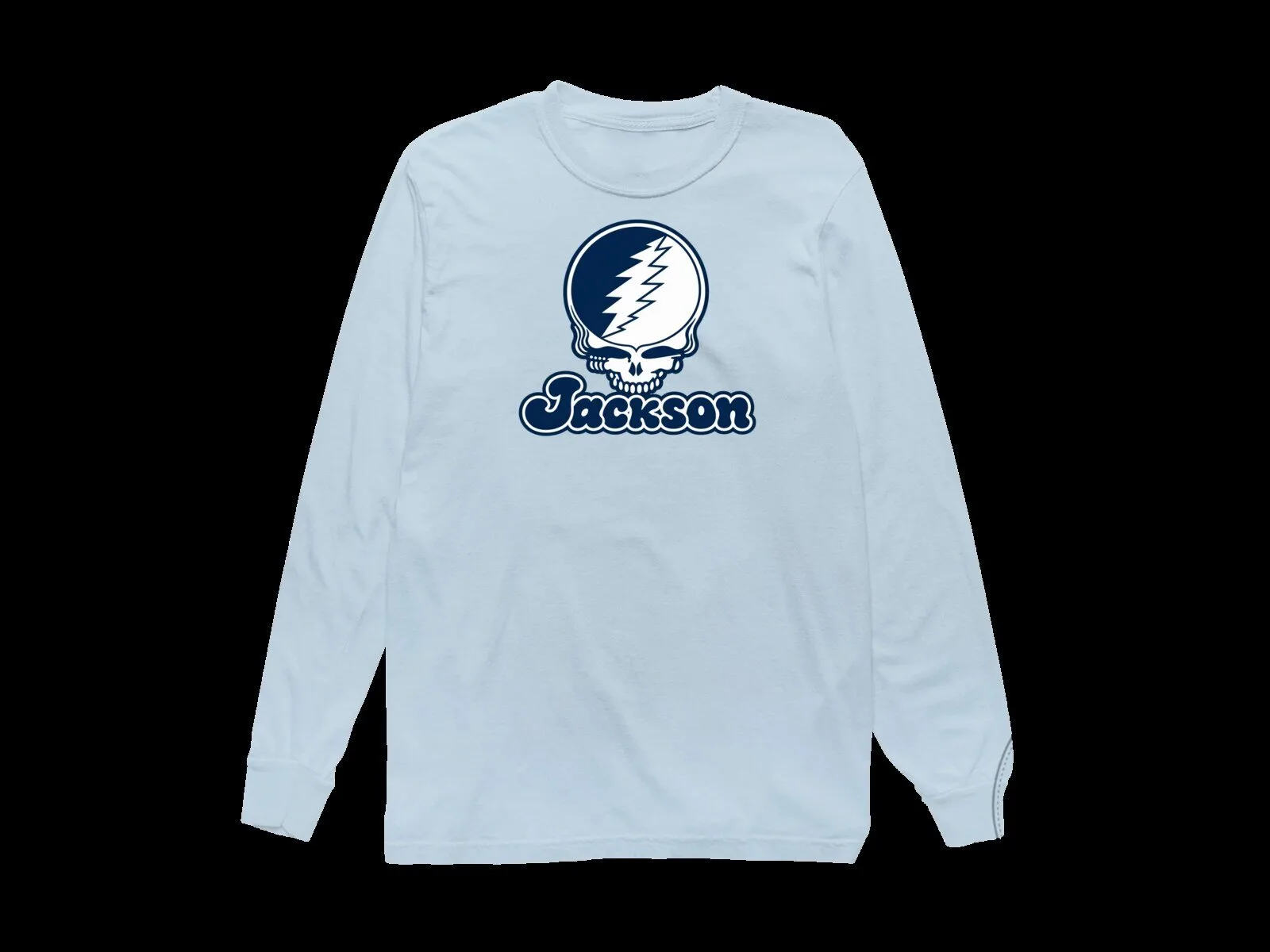 Bo Jackson Grateful Dead Stealie Skull Long-Sleeve T-Shirt