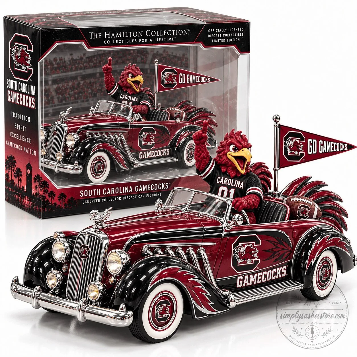 South Carolina Gamecocks Diecast Car Figurine Collectible