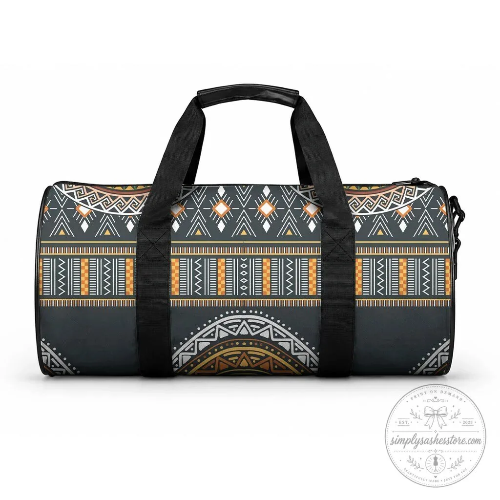 African Ethnic Native Pattern Travel Duffle Bag