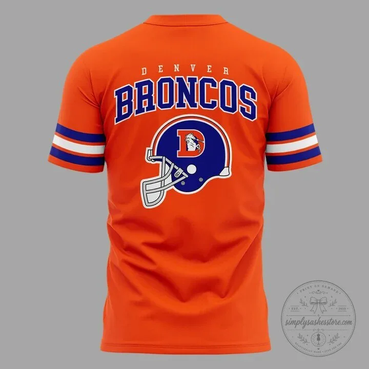 Denver Broncos Football Team Orange Fan T-Shirt 9 Denver Broncos Football Team Orange Fan T-Shirt