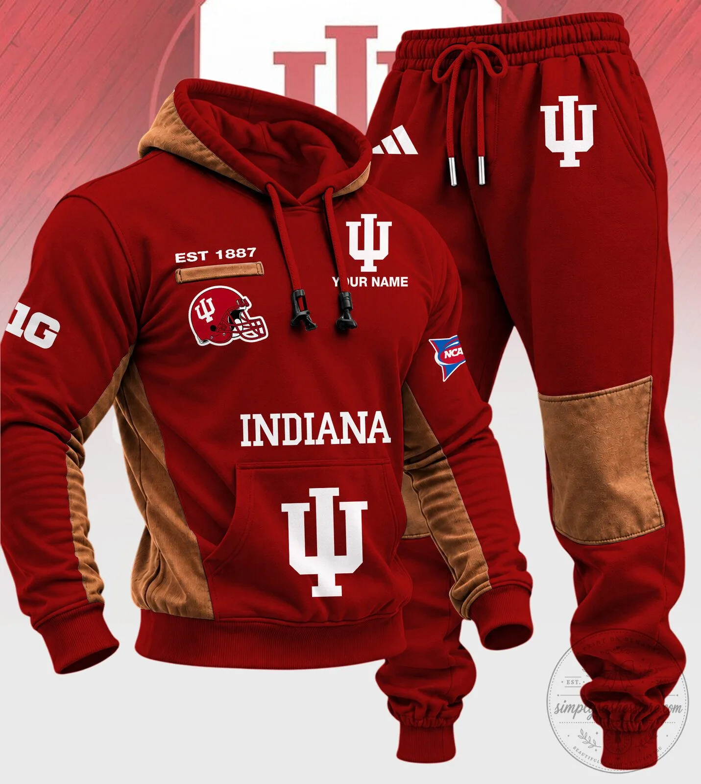 Indiana Hoosiers NCAA College Football Team Red Hoodie 1 Indiana Hoosiers NCAA College Football Team Red Hoodie