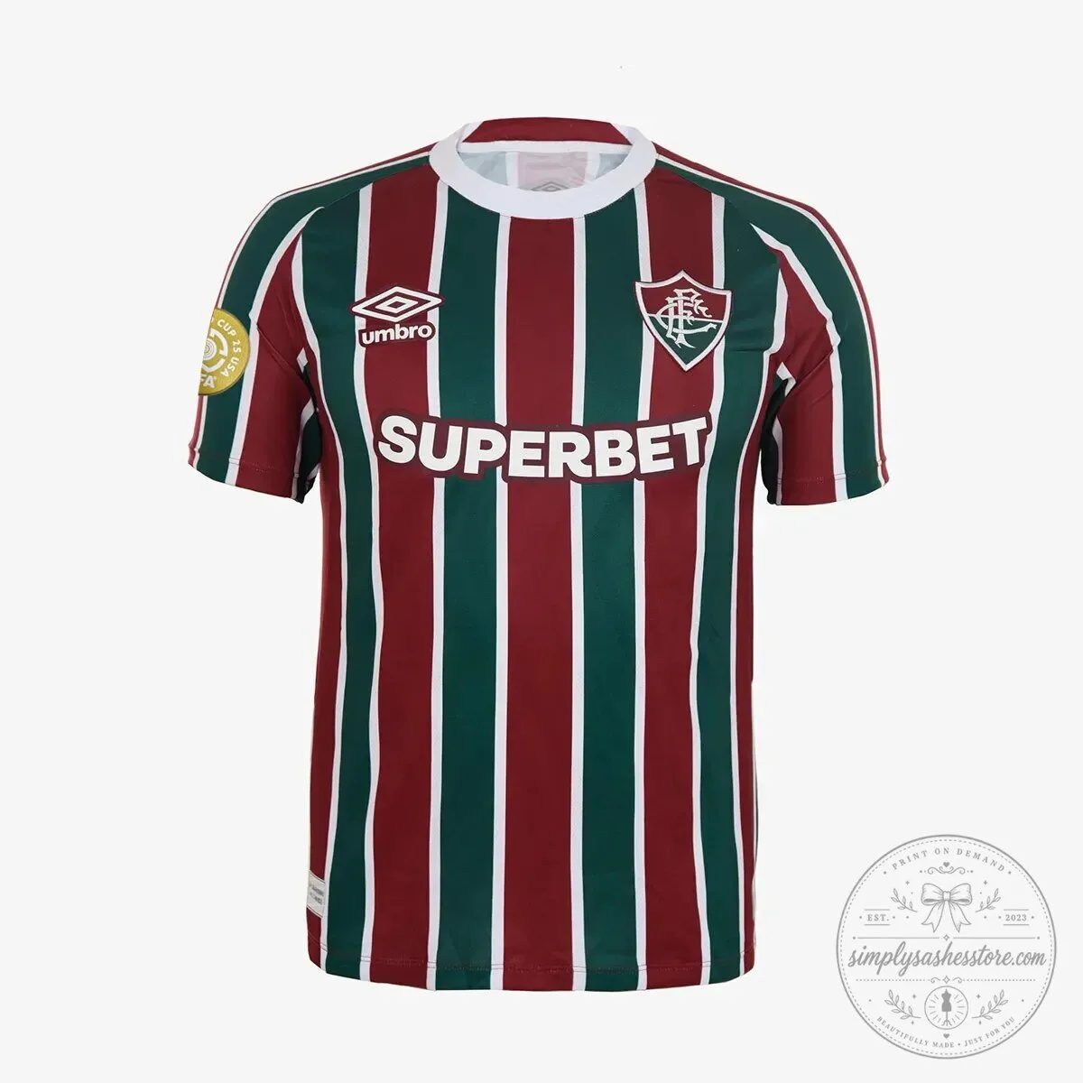 Fluminense Football Club 2025-2026 Home Kit Player Edition Jersey 19 Fluminense Football Club 2025-2026 Home Kit Player Edition Jersey