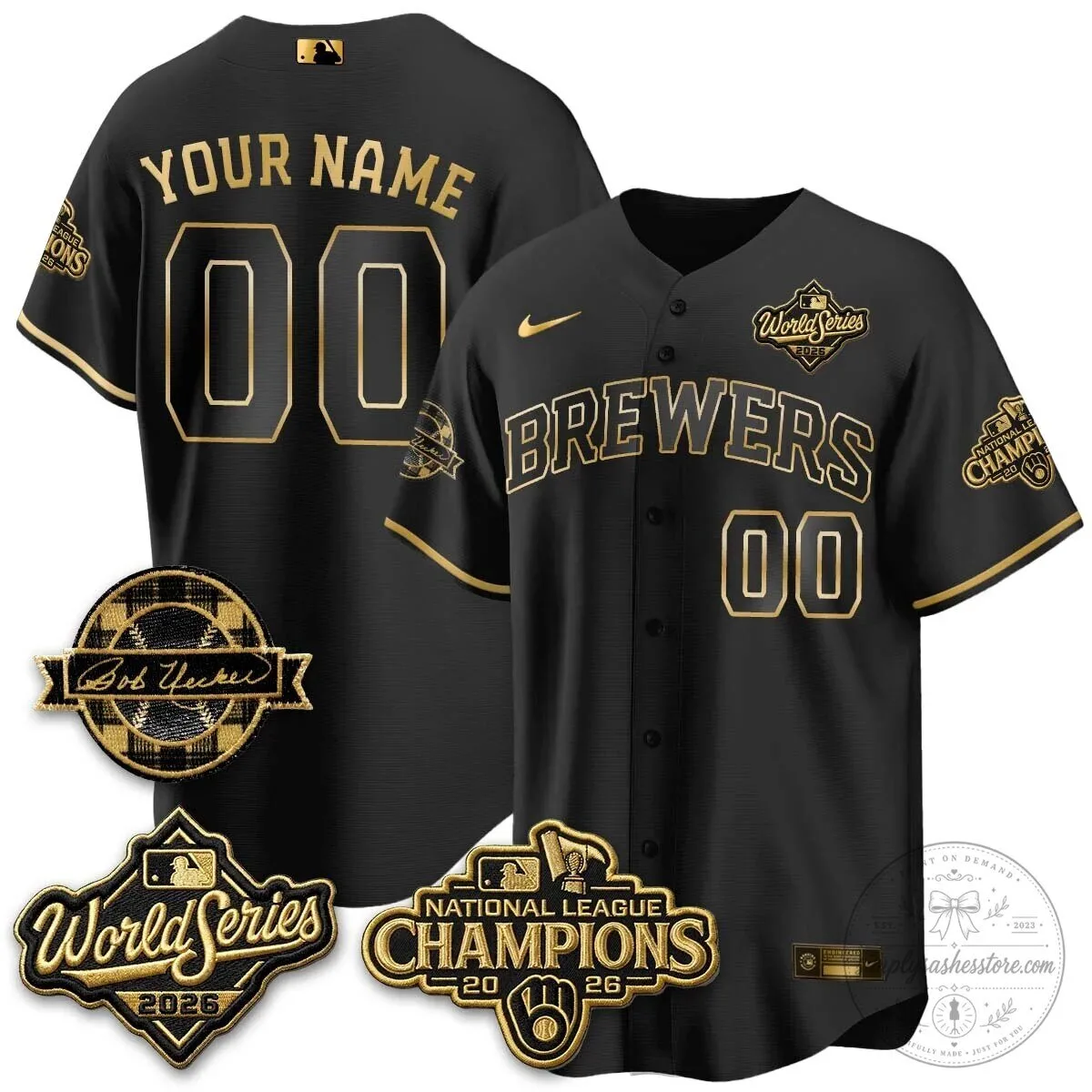 Baseball Jersey for Milwaukee Brewers - 2026 National League Champions Edition 19 Baseball Jersey for Milwaukee Brewers - 2026 National League Champions Edition