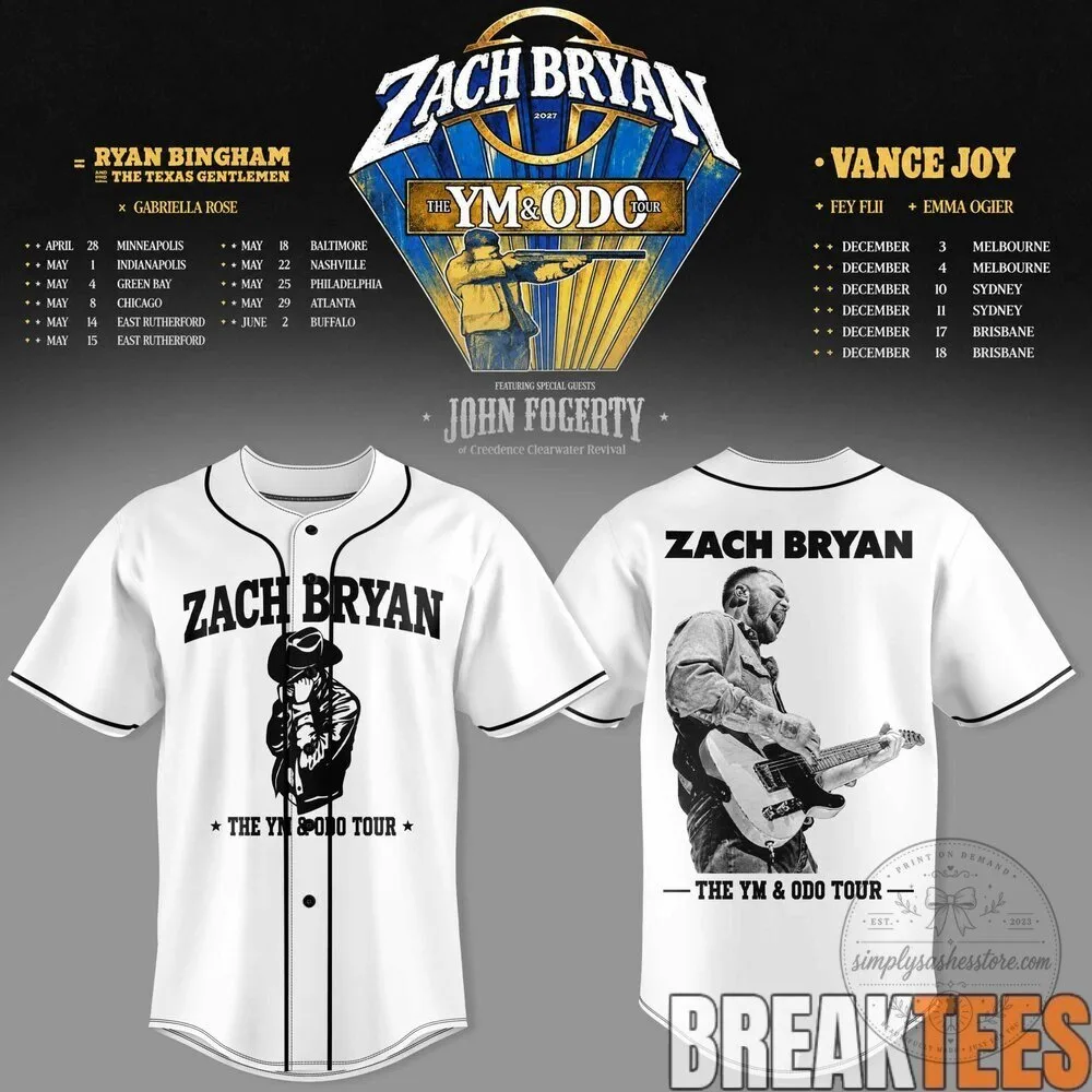 Zach Bryan 2027 Young Manhood and Other Donatable Organs Tour Baseball Jersey 10 Zach Bryan 2027 Young Manhood and Other Donatable Organs Tour Baseball Jersey