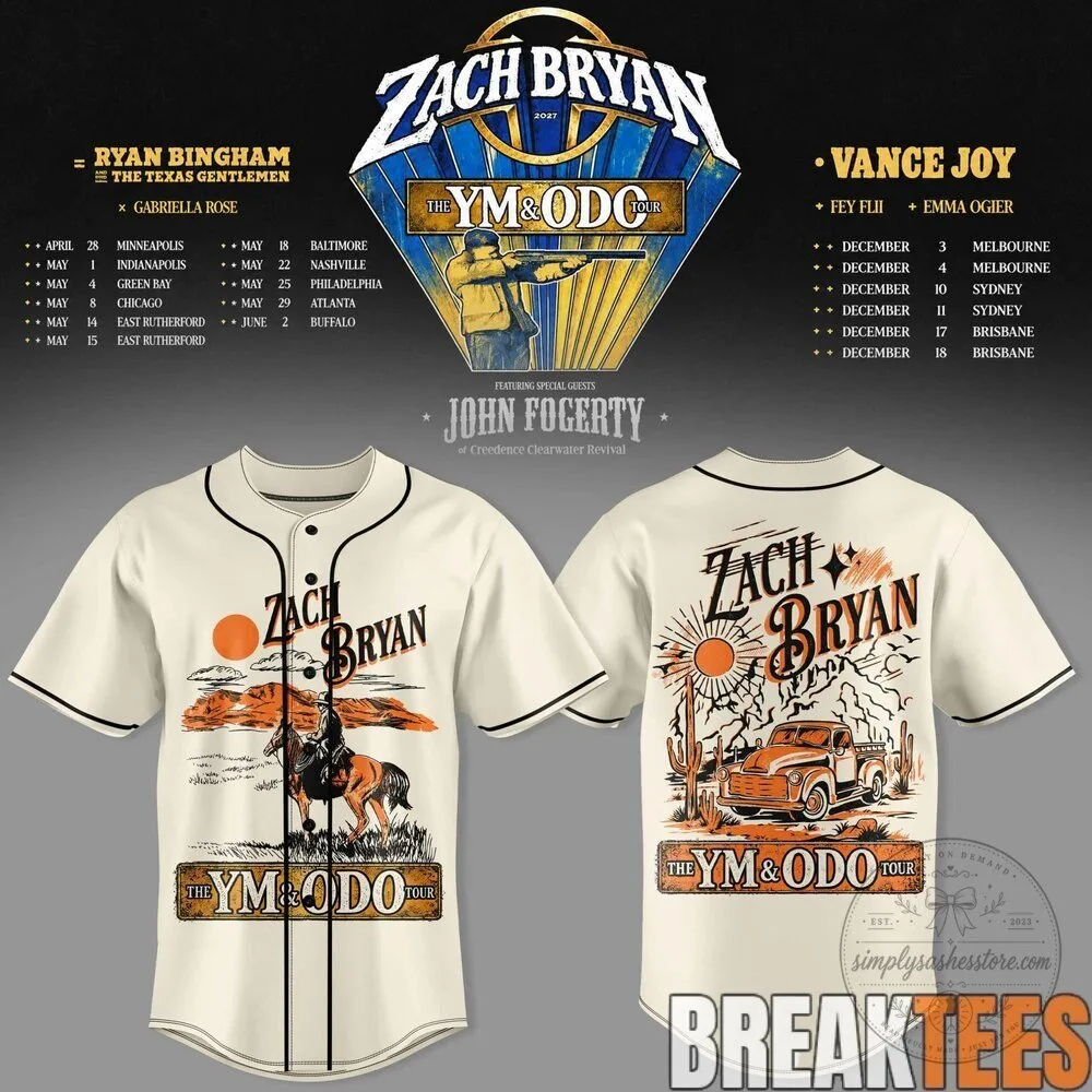 Zach Bryan 2027 Young Manhood and Other Donatable Organs Tour Baseball Jersey 11 Zach Bryan 2027 Young Manhood and Other Donatable Organs Tour Baseball Jersey