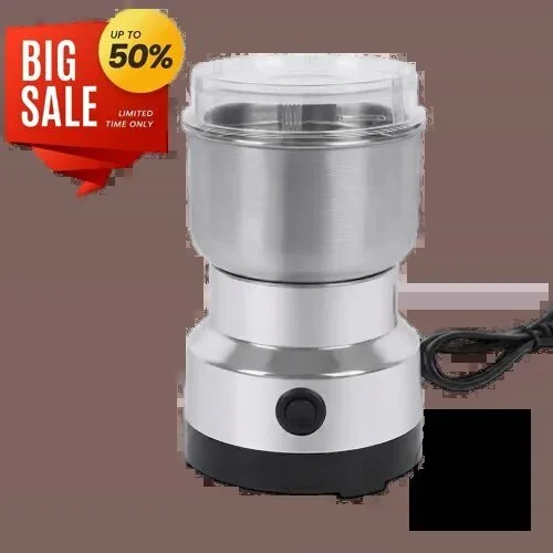 Electric Stainless Steel Coffee Bean and Spice Grinder for Fresh Herbs 25 Electric Stainless Steel Coffee Bean and Spice Grinder for Fresh Herbs