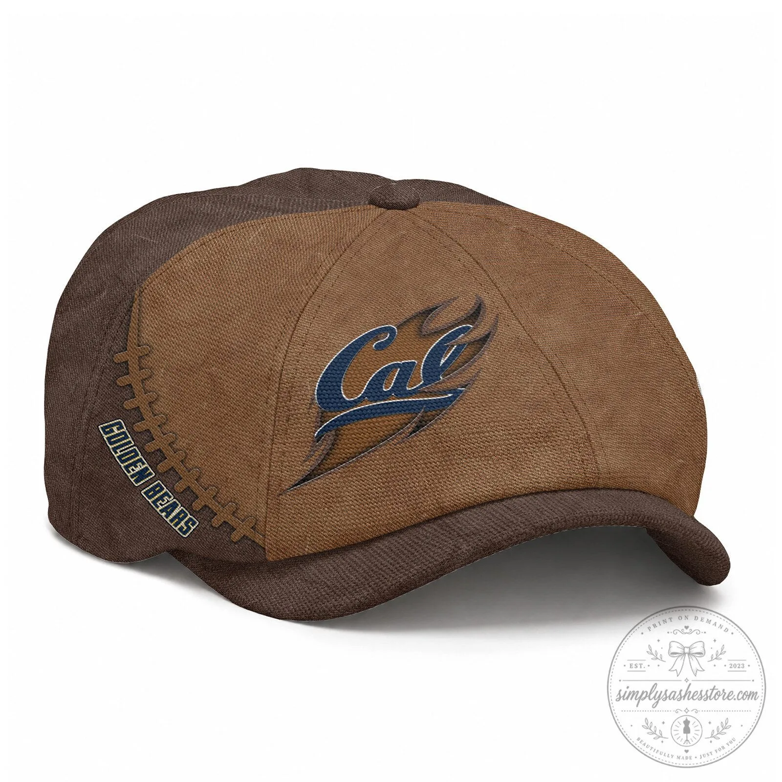 California Golden Bears NCAA Football Newsboy Cap Bakerboy Style Hat