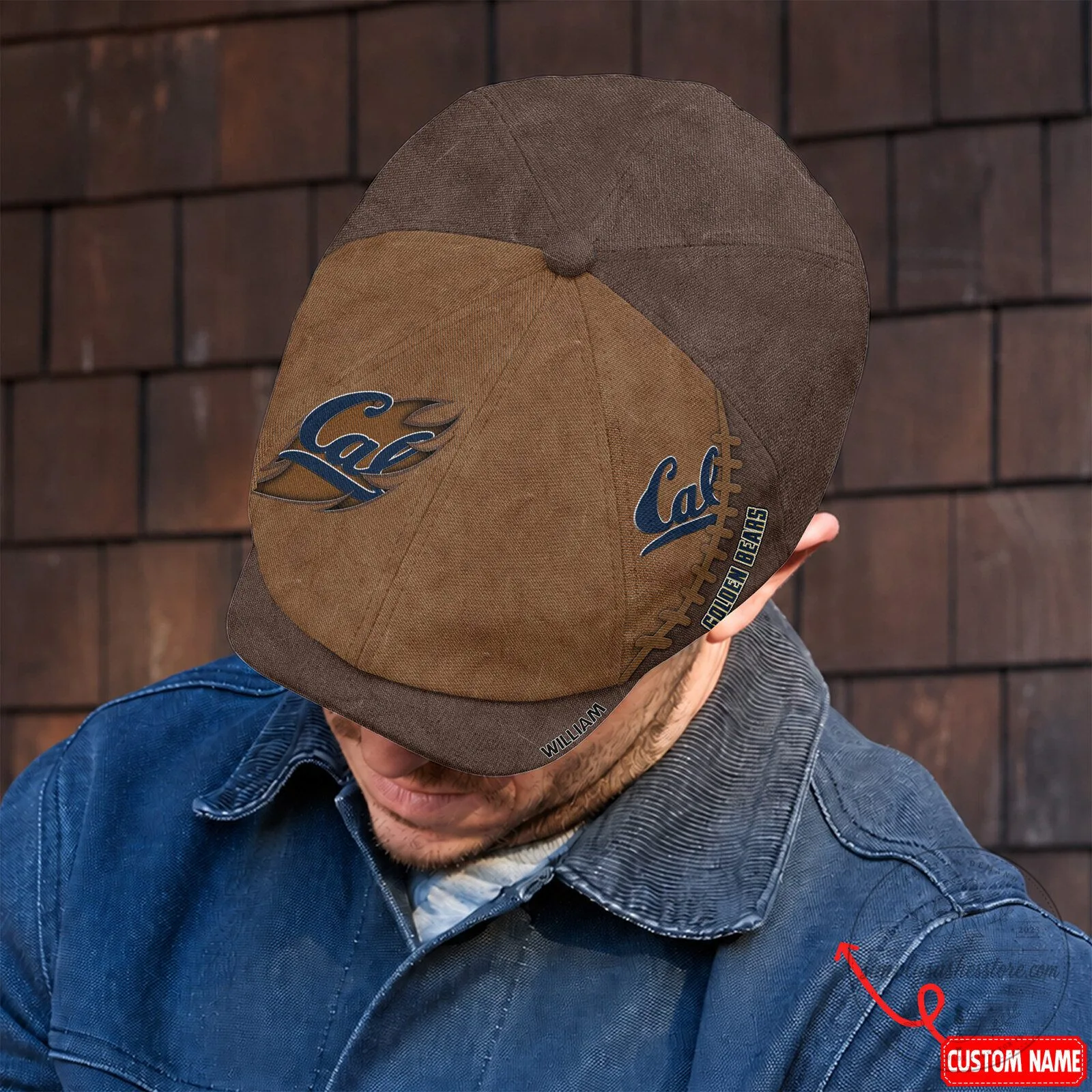 California Golden Bears NCAA Football Newsboy Cap Bakerboy Style Hat 9 California Golden Bears NCAA Football Newsboy Cap Bakerboy Style Hat