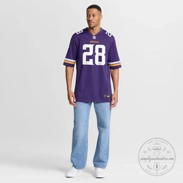 Minnesota Vikings Adrian Peterson Purple Football Jersey 13 Minnesota Vikings Adrian Peterson Purple Football Jersey